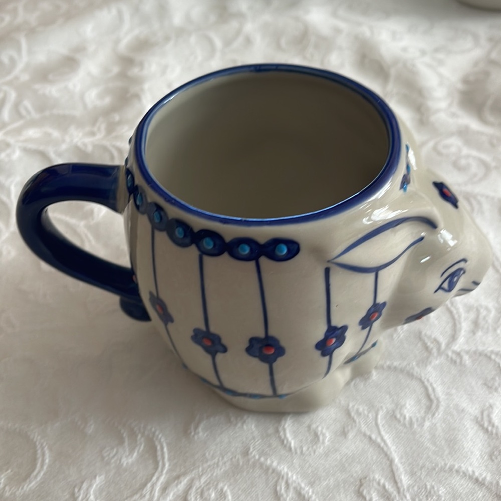 Highly collectible Hand painted bunny rabbit mug-‎ Yokohama Studio - Picture 3 of 8
